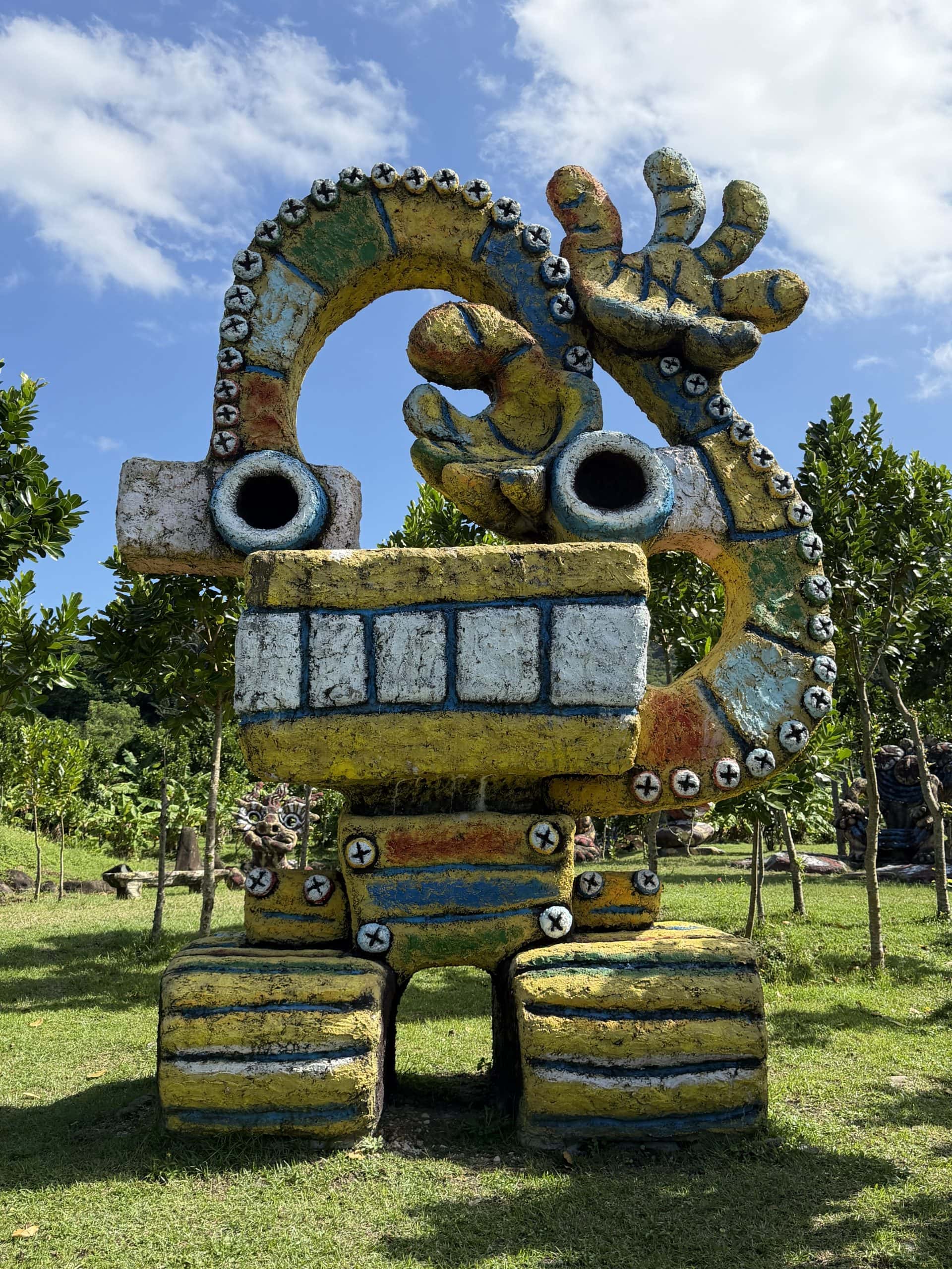 Shisa sculpture
