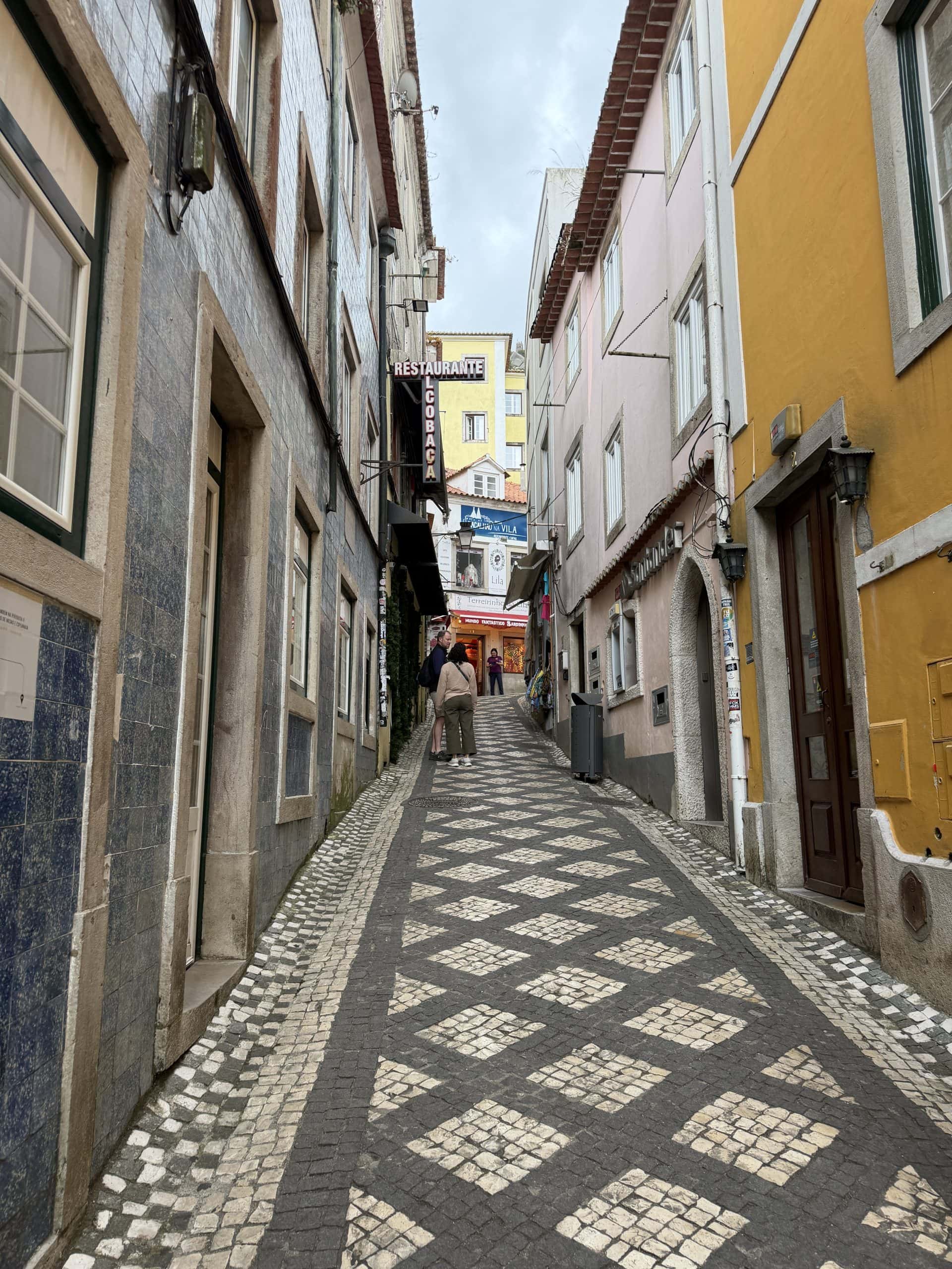 Shopping street in Sintra