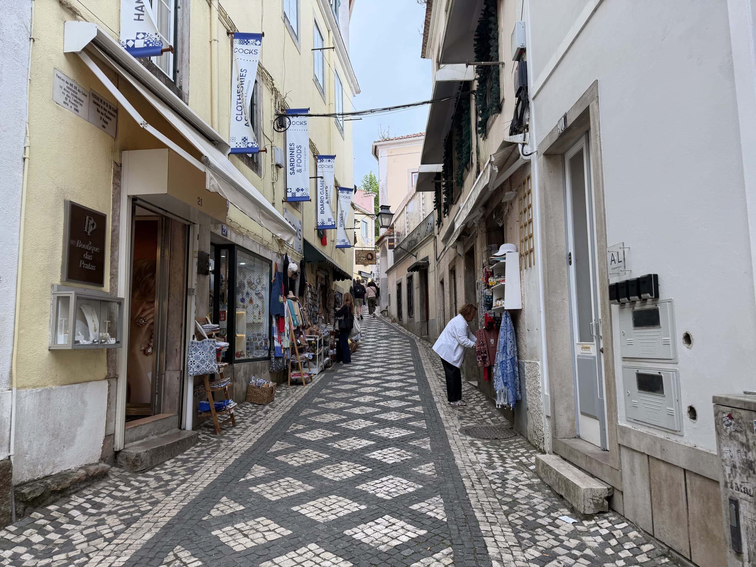 Quaint streets of Sintra