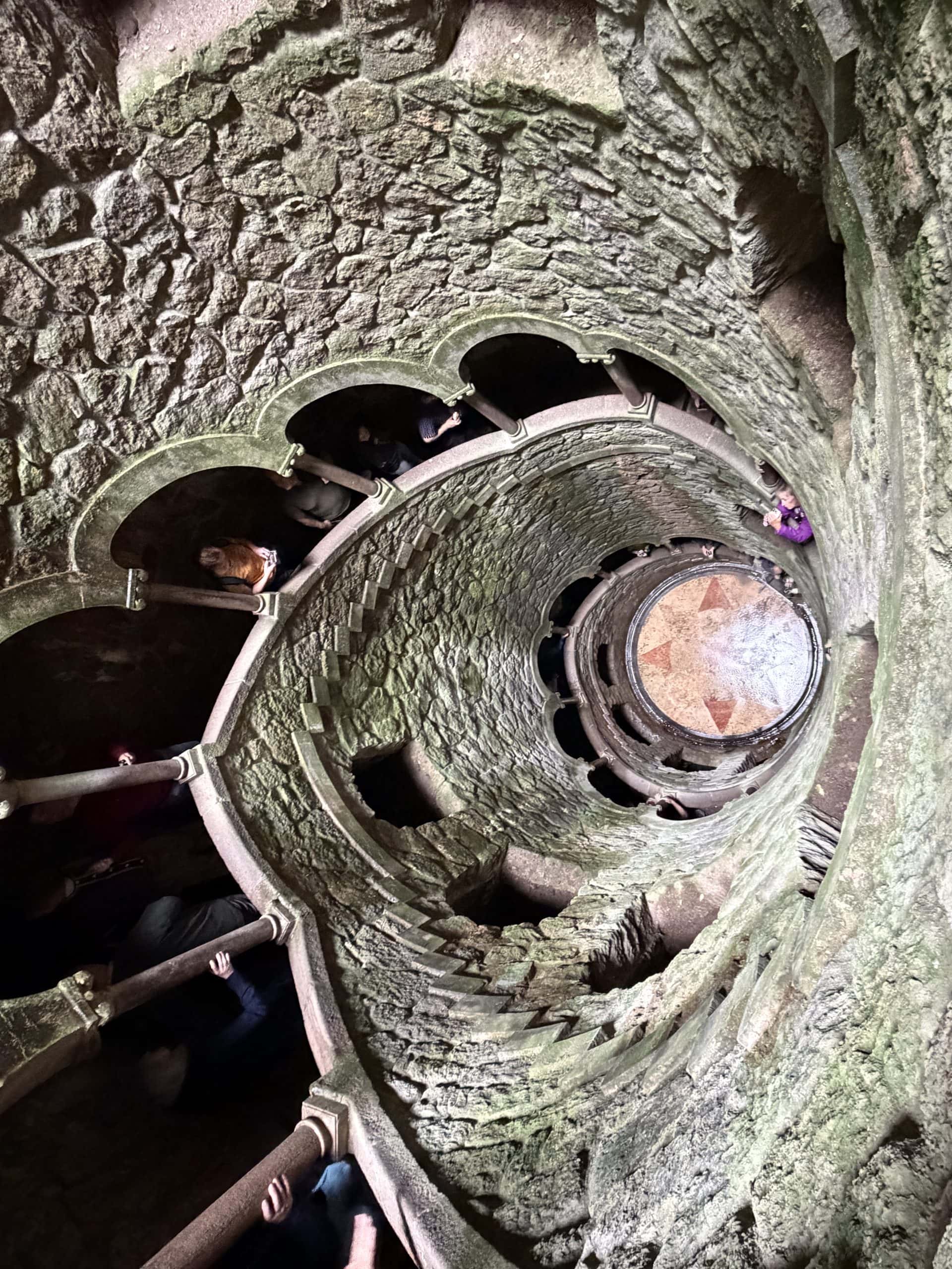 Looking down the well