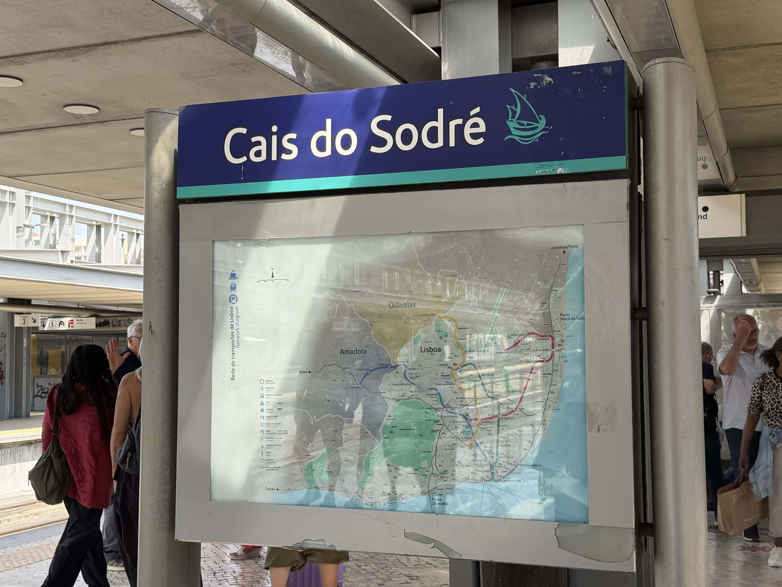 Train station map