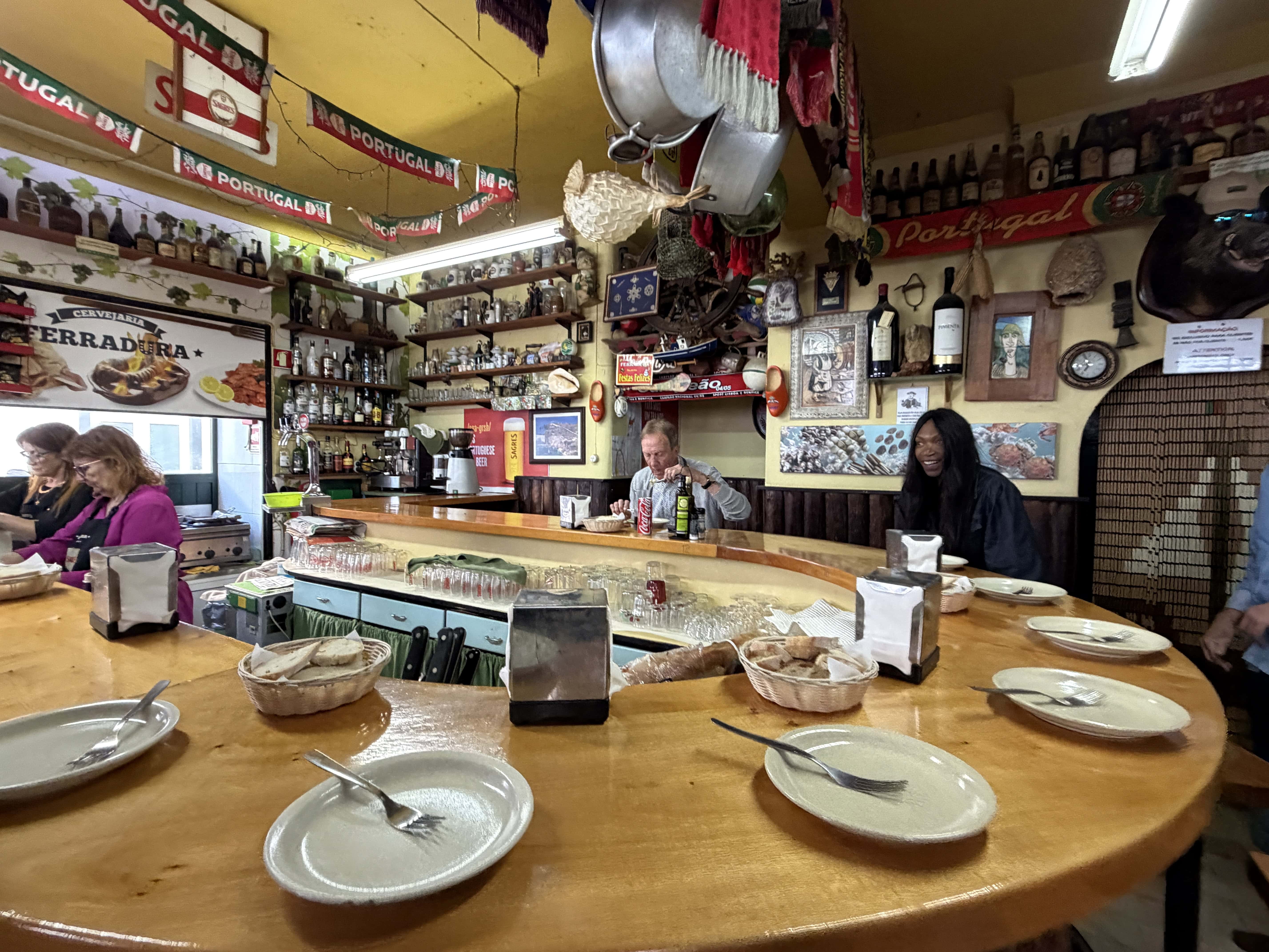 Local seafood restaurant