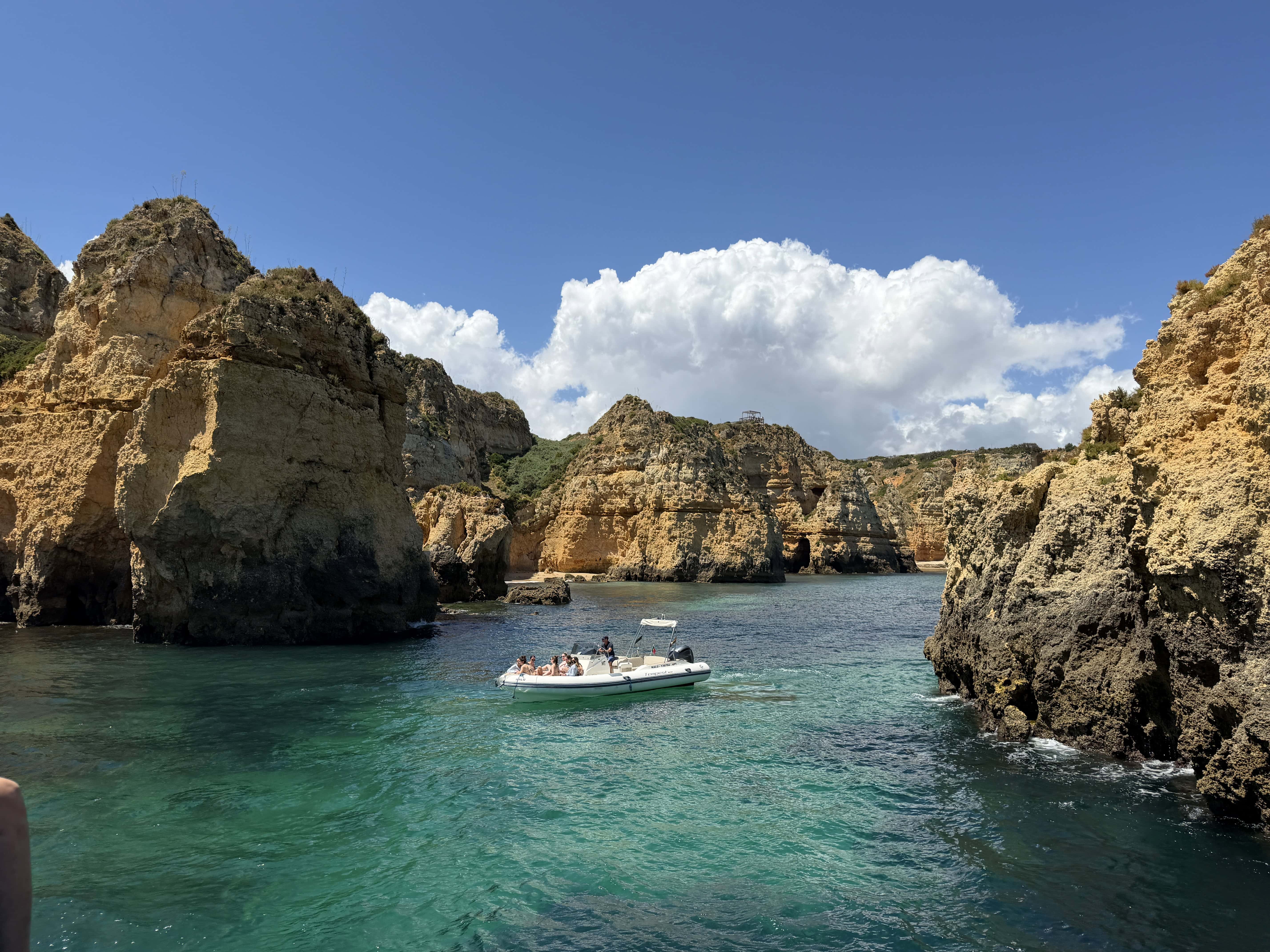 Towering sea stacks