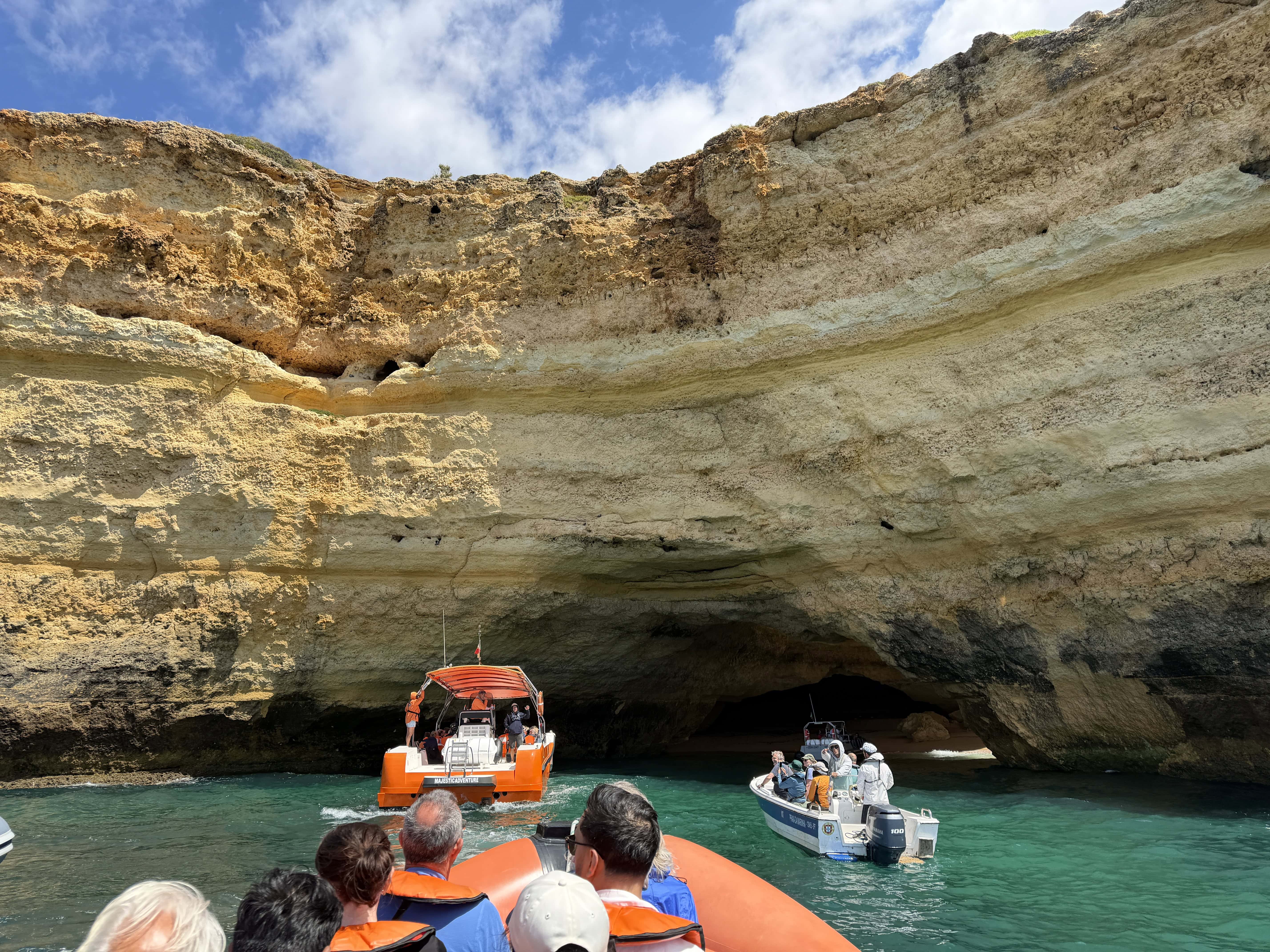 Approaching Benagil Cave