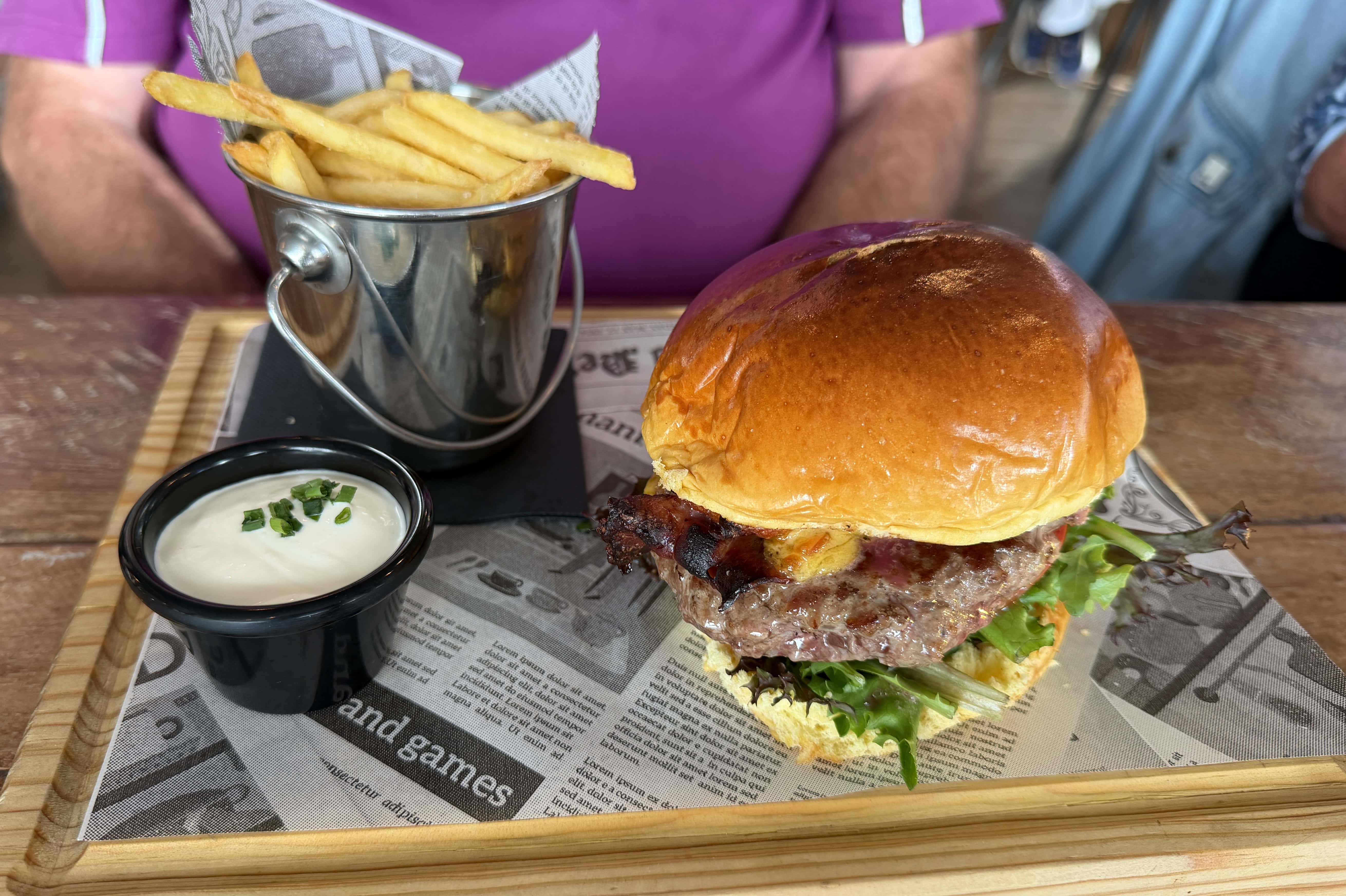Delicious hanburger