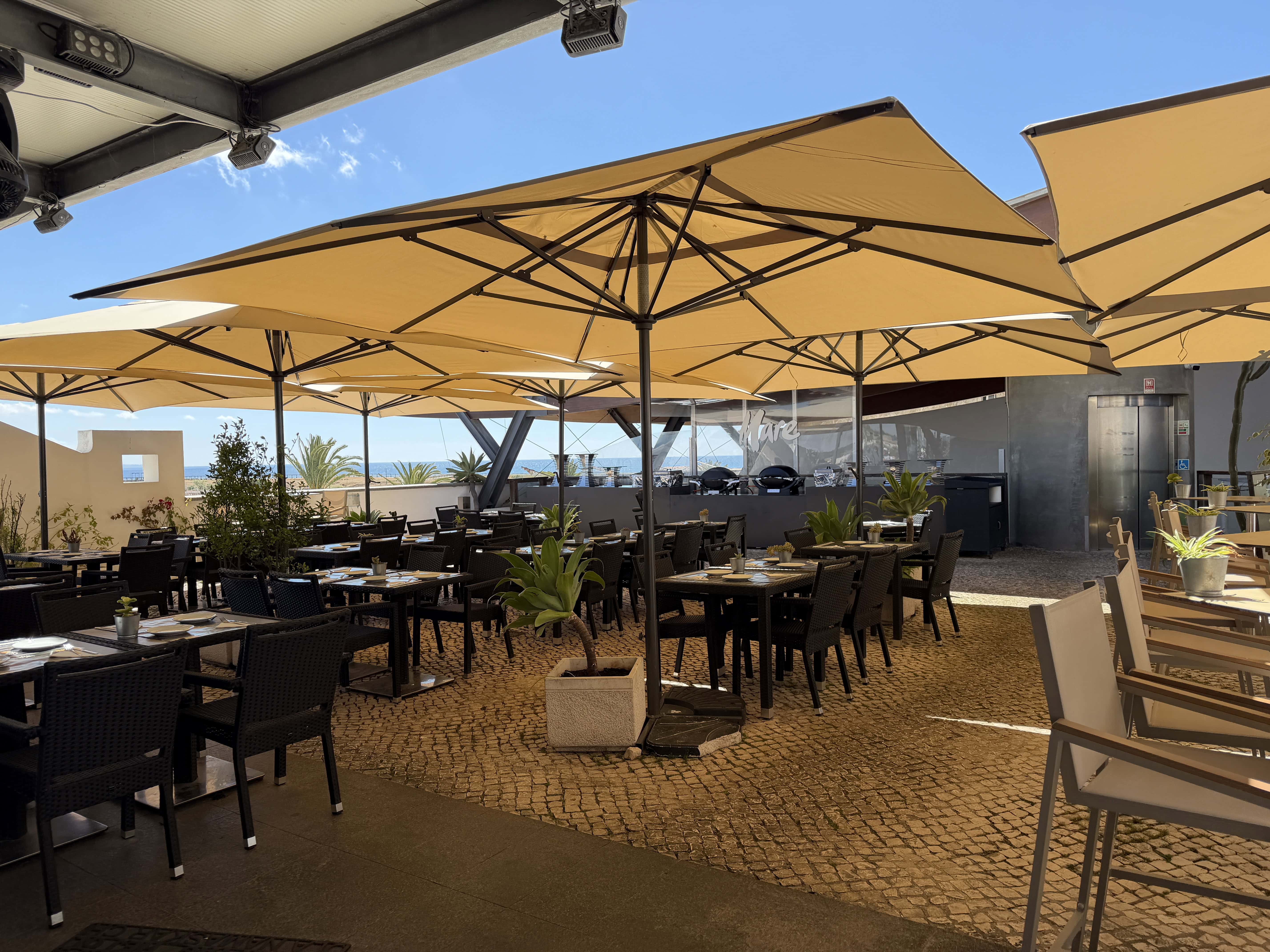 Top floor restaurant