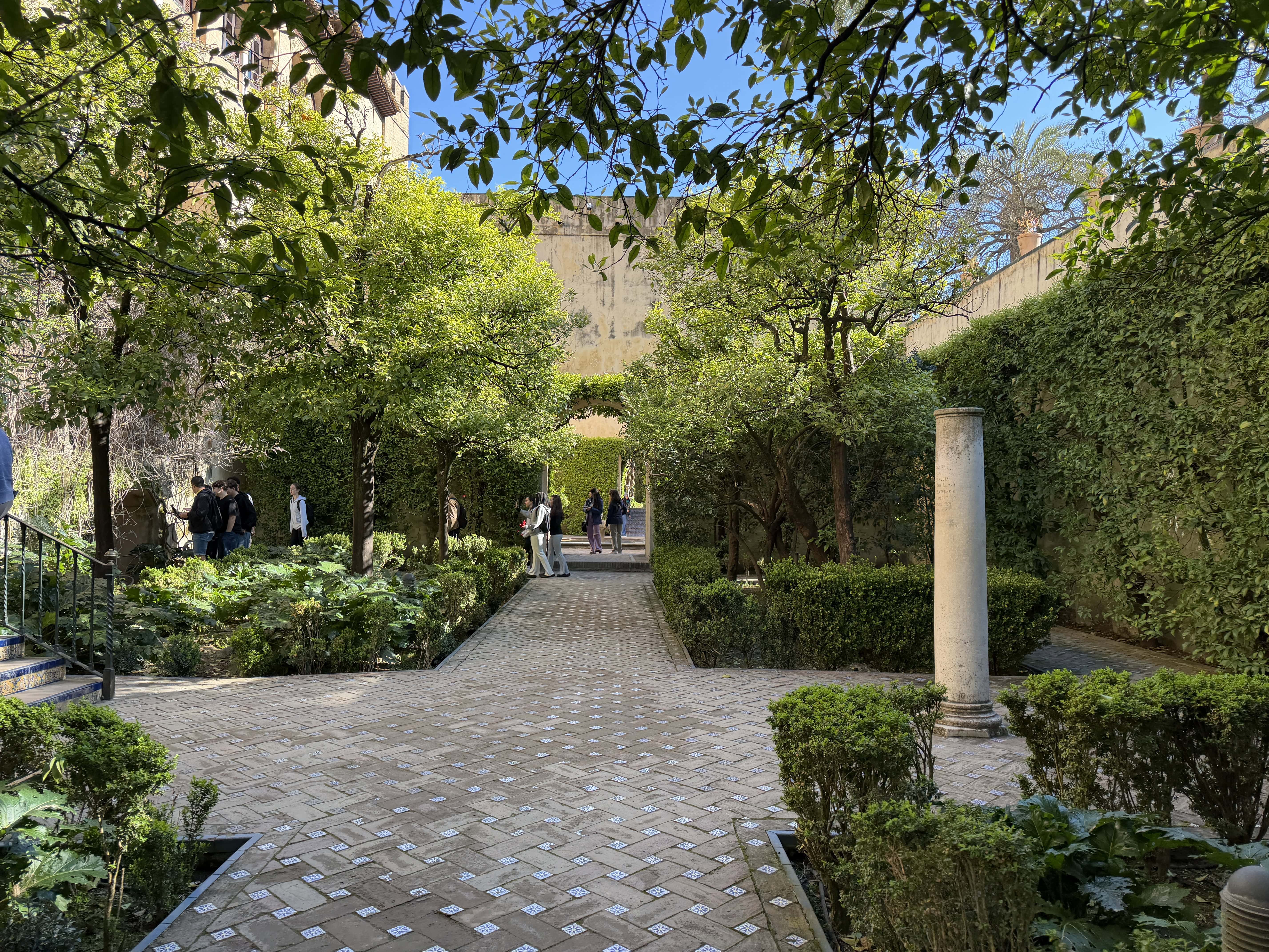 Formal gardens of the Alcazar