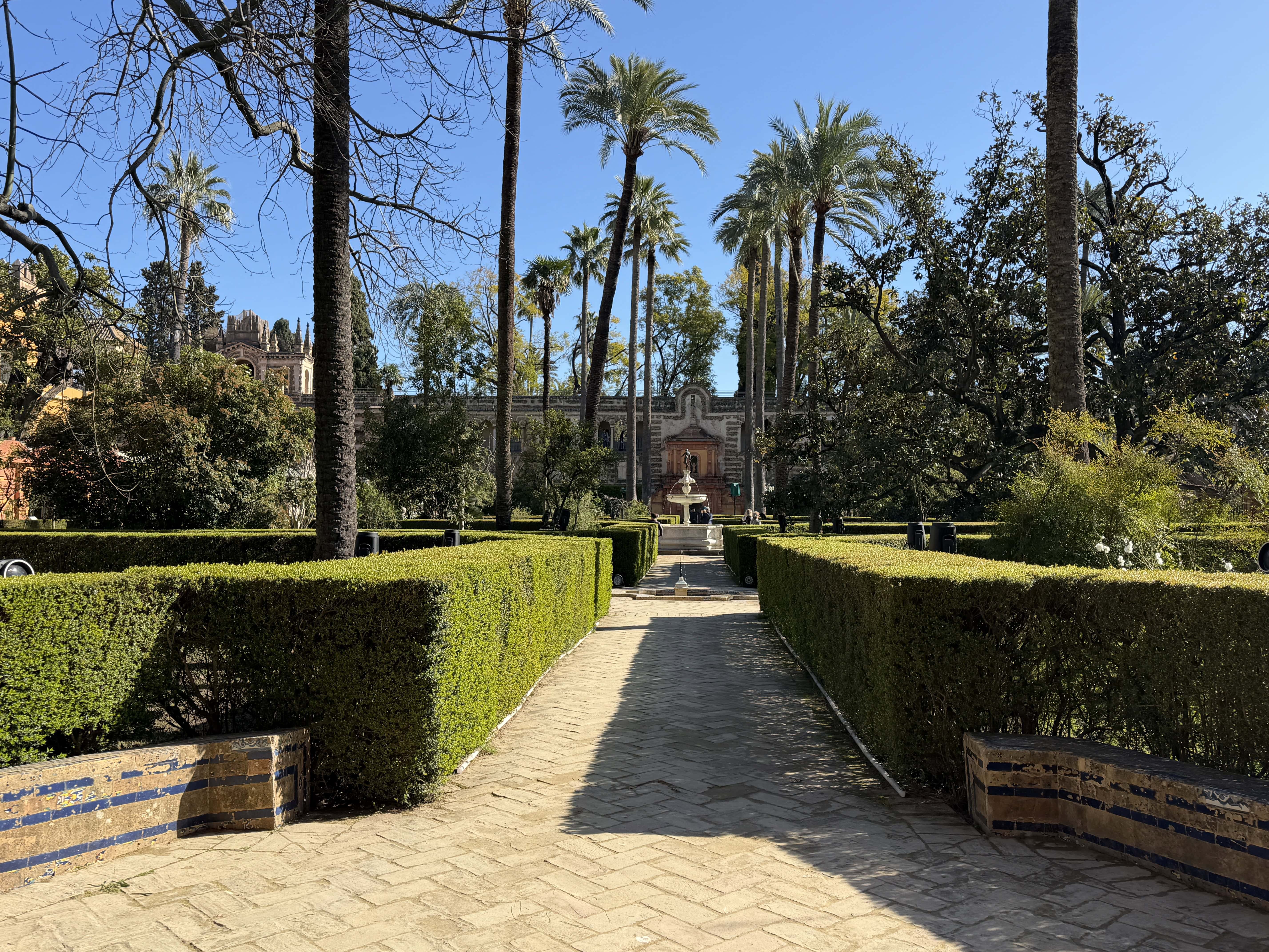 Beautiful manicured gardens