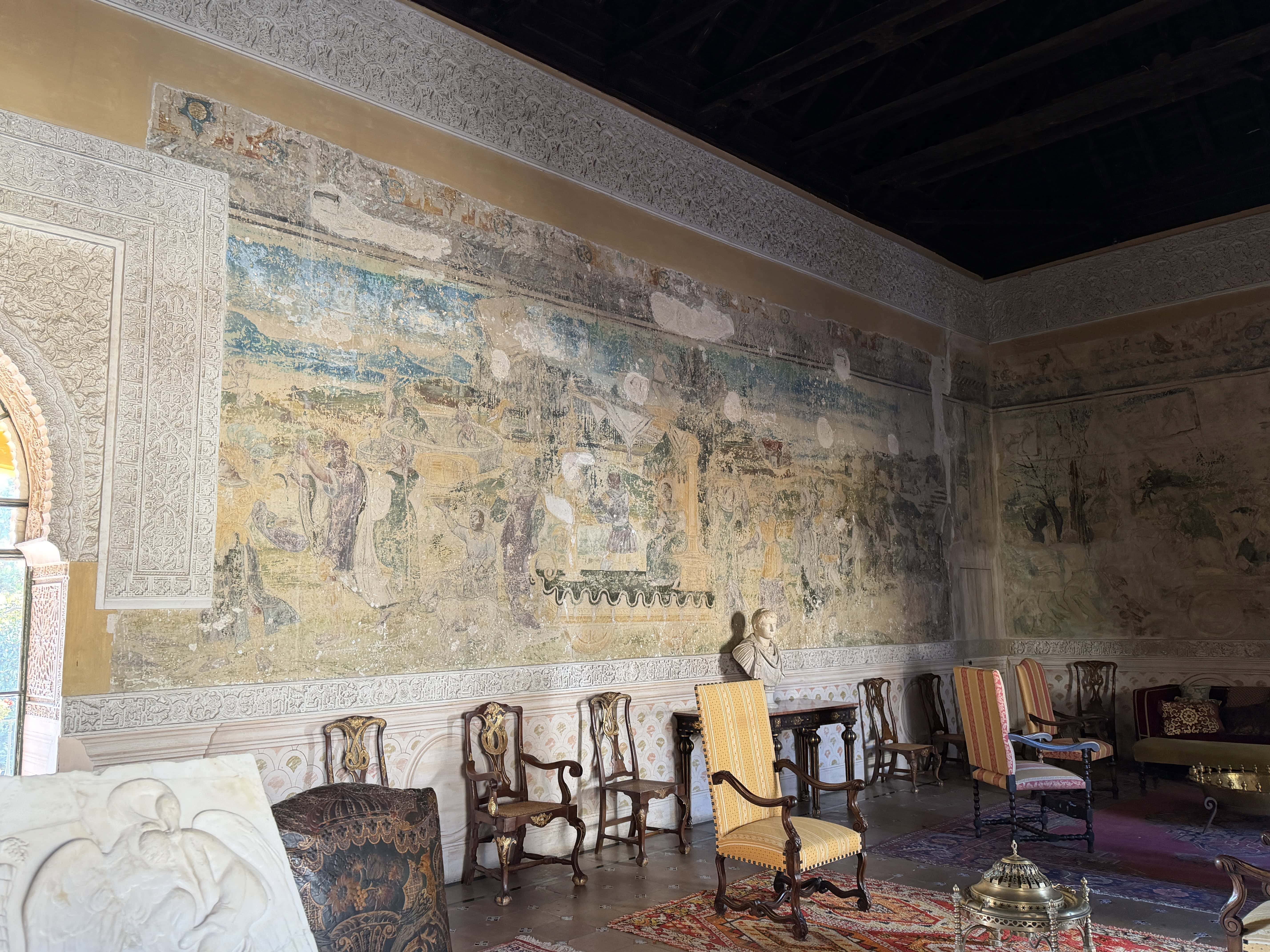 Uncovered frescos