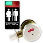 bathroom occupied lock indicator