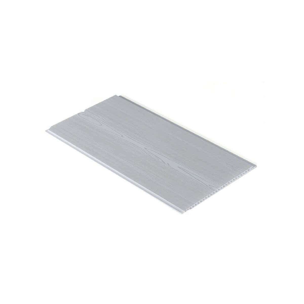 (p) Tablilla Pvc Basic Vet Gris Lisa (1.18m2) 6mx20cmx5.90m (2006902200)