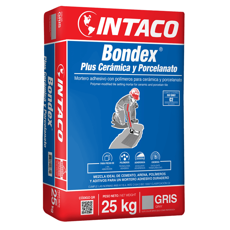Intaco Bondex Plus Ceramica/porcelanato 25 K Pt0036