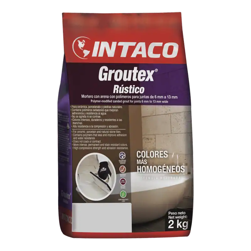 Intaco Porcelana ( Granulada ) Gris Claro 2k. (*)