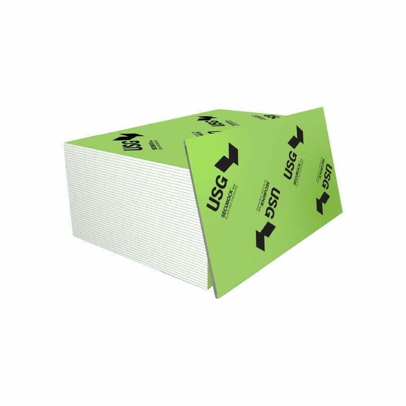 Gypsum Lamina Denglass ( Verde )1.22x2.44mts 12mm (*)