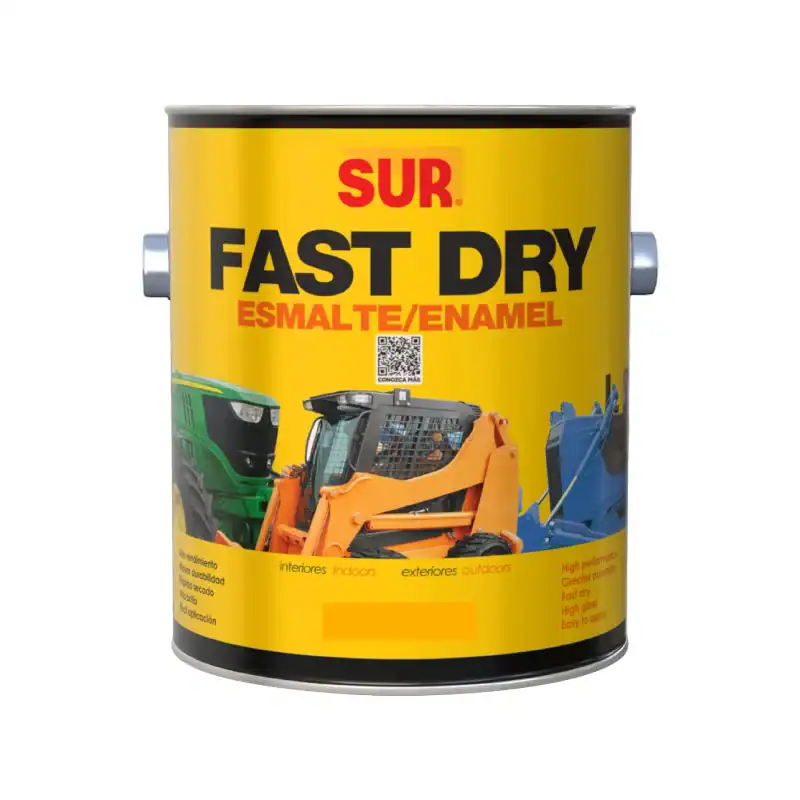 Esmalte Fast Dry Sur Amarillo Caterpillar