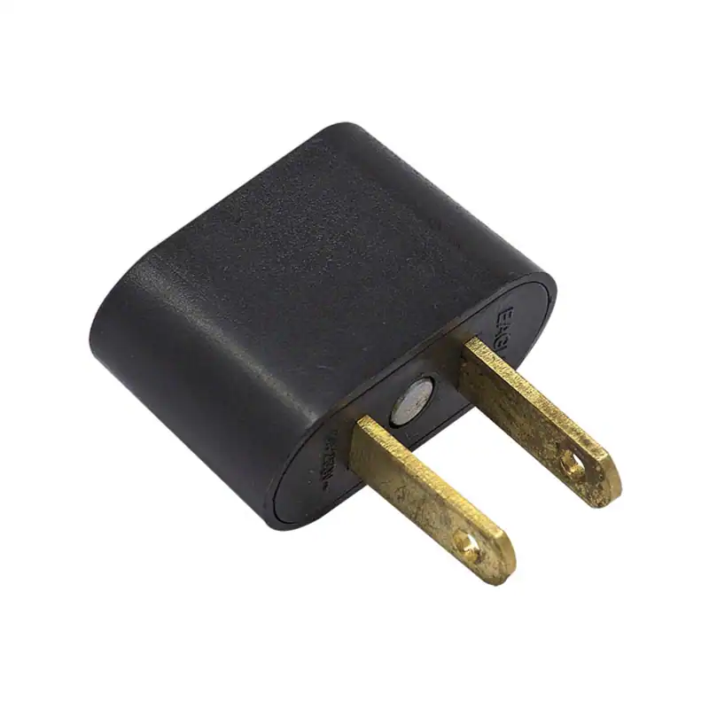 Eagle Enchufe Adaptador Redondo A Plano #776-bk (*)