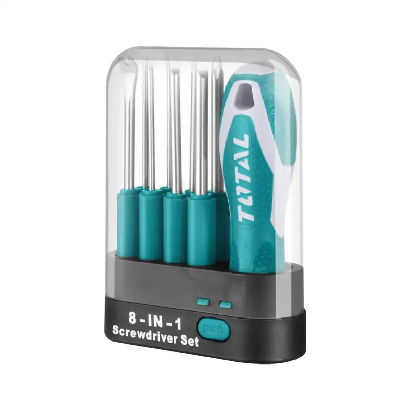 Total Jgo Desatornillador Intercamb 8 En 1 ( Tht250906 )