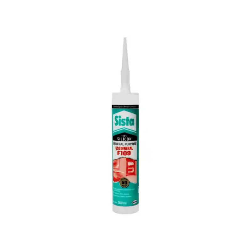 Sista Silicon ( Transp. ) Uso General Cartucho 300ml ( F-109 ) (*)