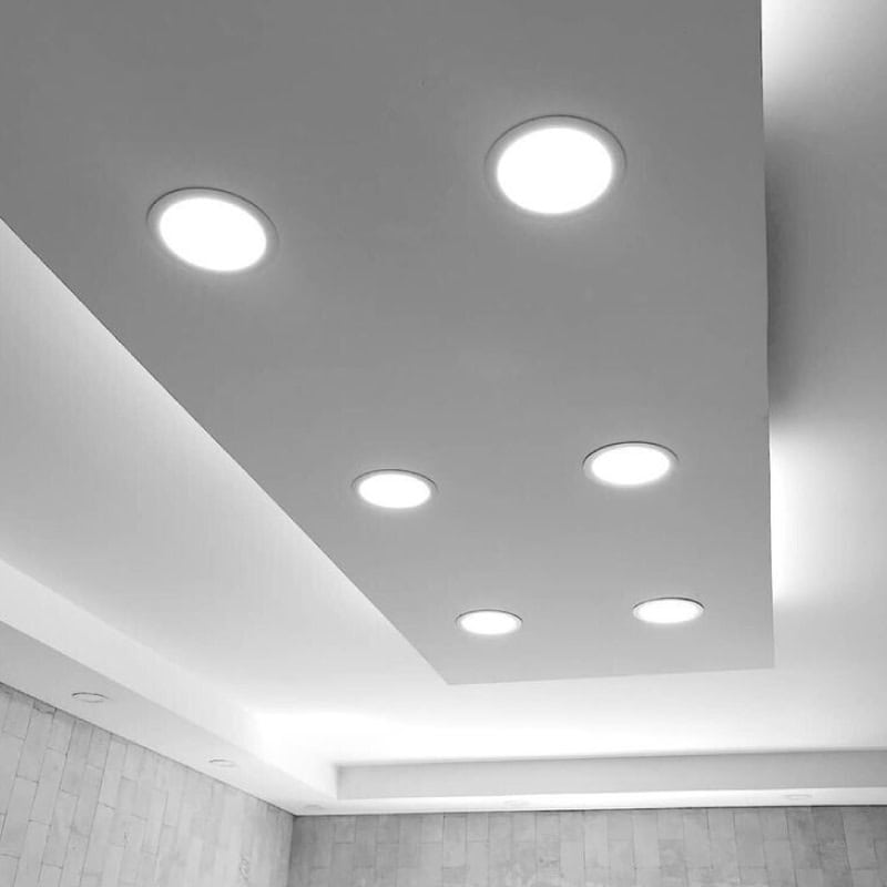Wellmax Lampara Led Panel Redonda 6" 15w 6.5k 1200lm