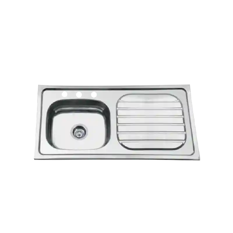 Qualita Fregadero Parche Tanq Derecho 100x50cm (wls10050cr-l)