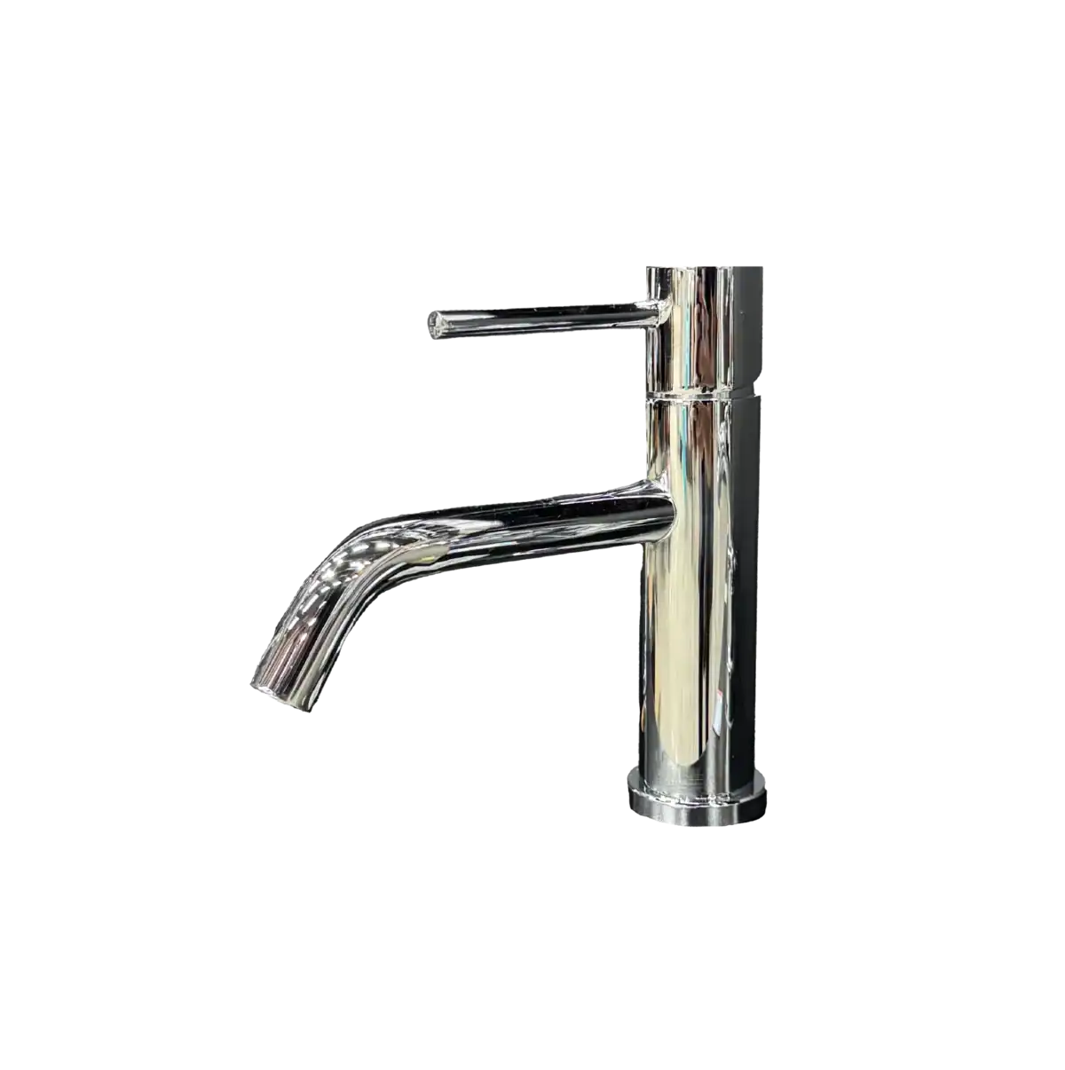 (m) Llave Lavatorio Iris Media Mono Cromo 201