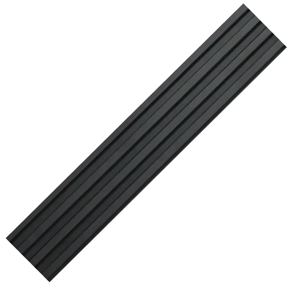 GS - Panel PVC Acanalada Decorativa WPC Negro PH02 23X16X295cm