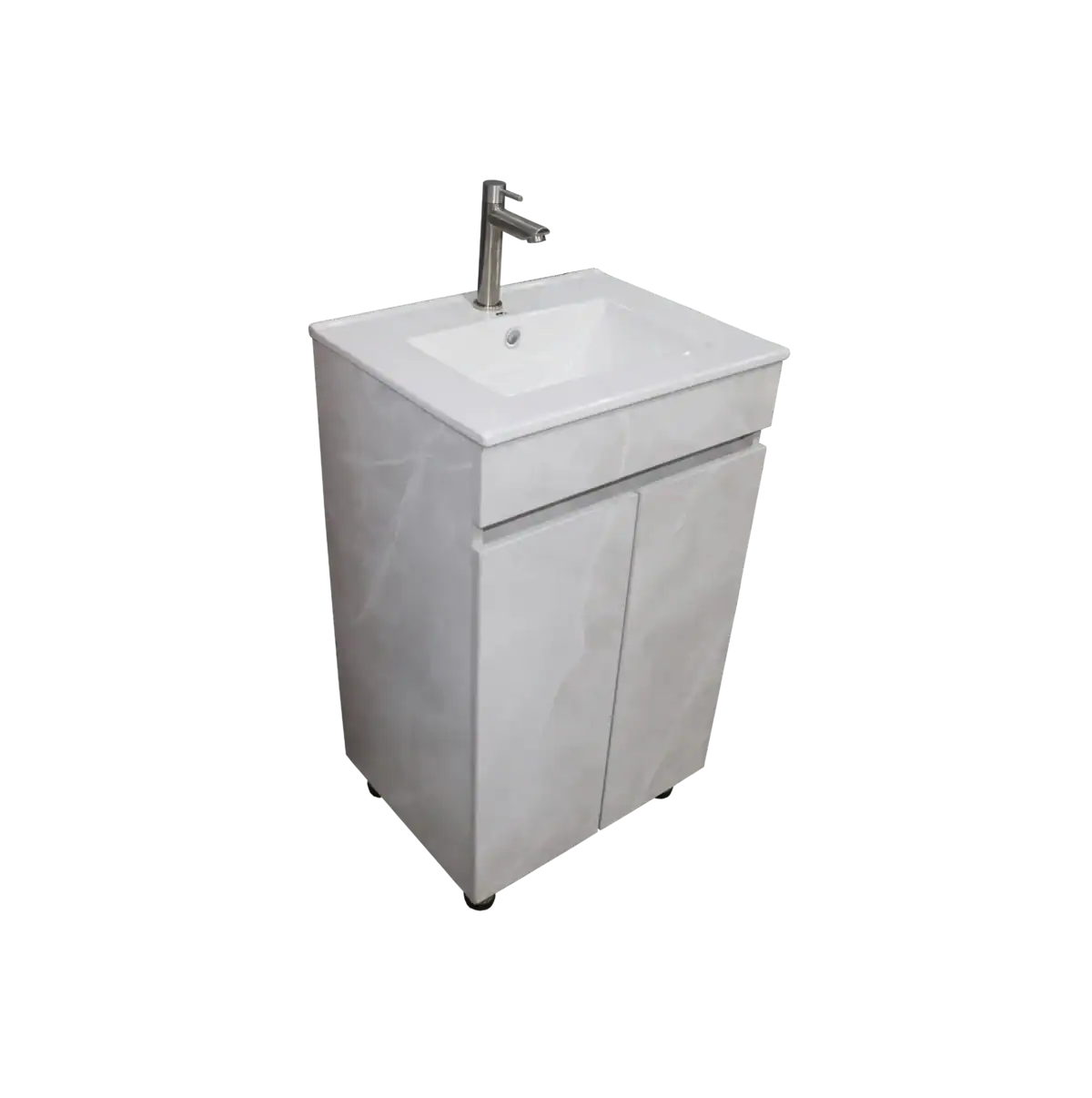 Combo Mueble Melamina Nevado + Lavamanos + Llave + Desague