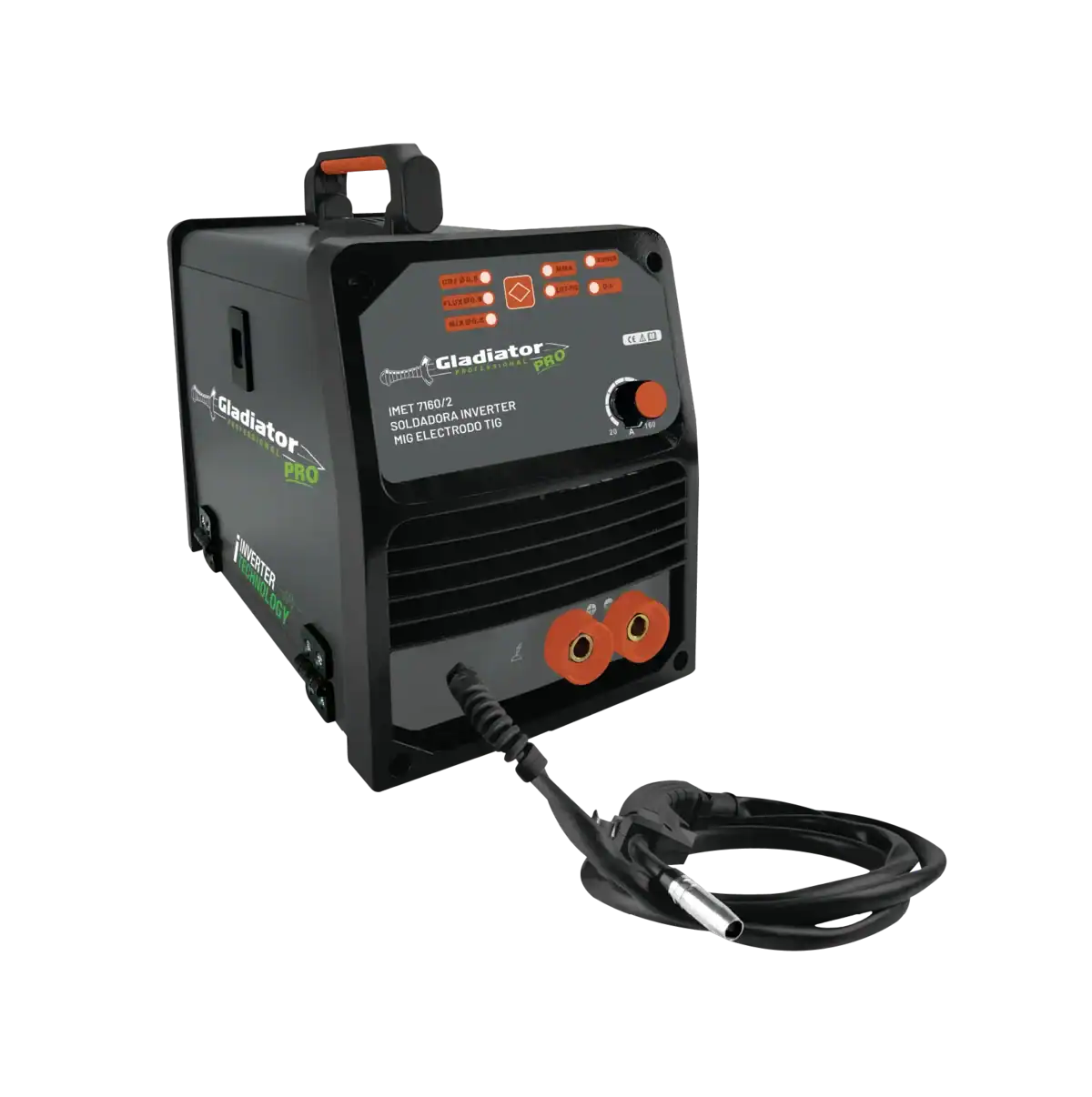 Gladiador Inversor 20-160amp Mig Elect-tig Lift Imet 7160/2/120