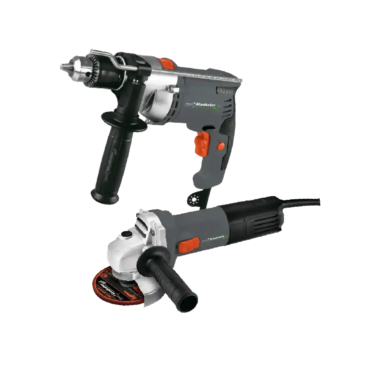 Combo Gladiador Esmeriladora 4-1/2" 800w Aa/1/120 Taladro 1/2" 850w