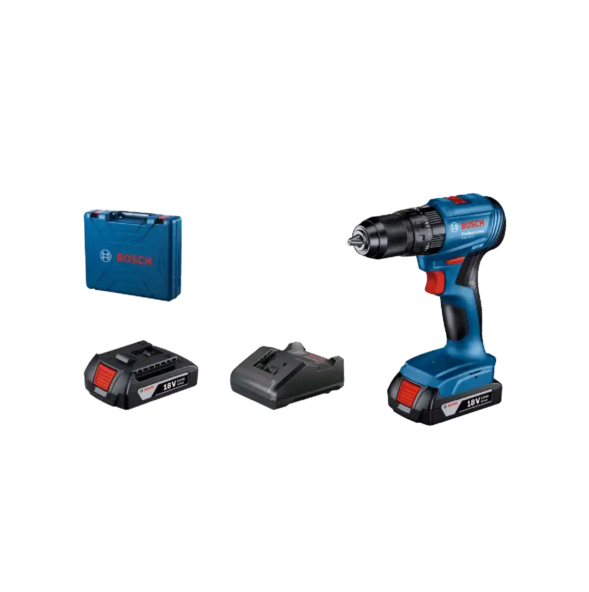 Bosch Taladro Gsb185 + Esmeriladora Gws180 2 Bat Cargador ( 06019h90g4 )