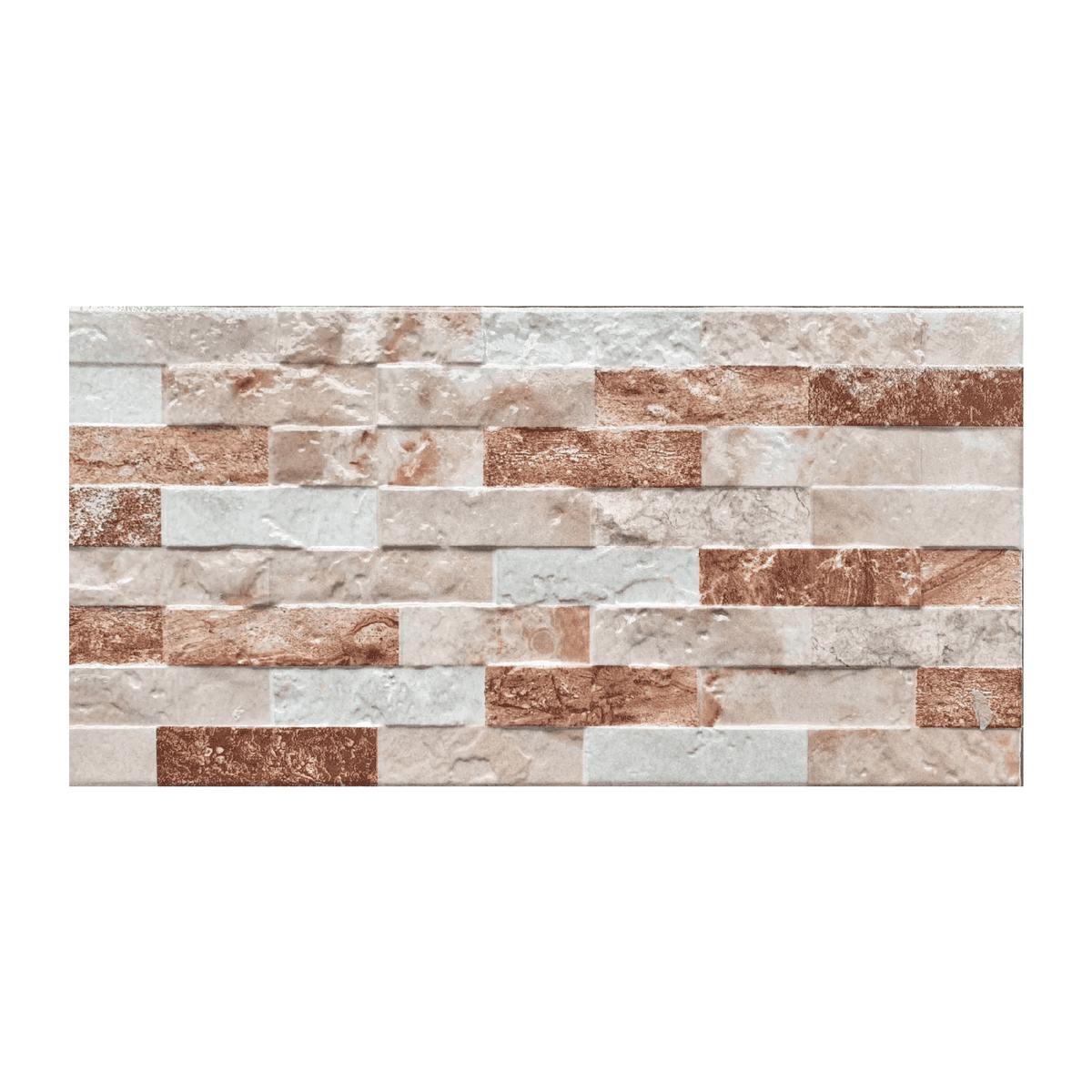 Fachaleta Bestile Mykonos Beige Mate 25cm X 50cm ( Caja 1.63 M2 )
