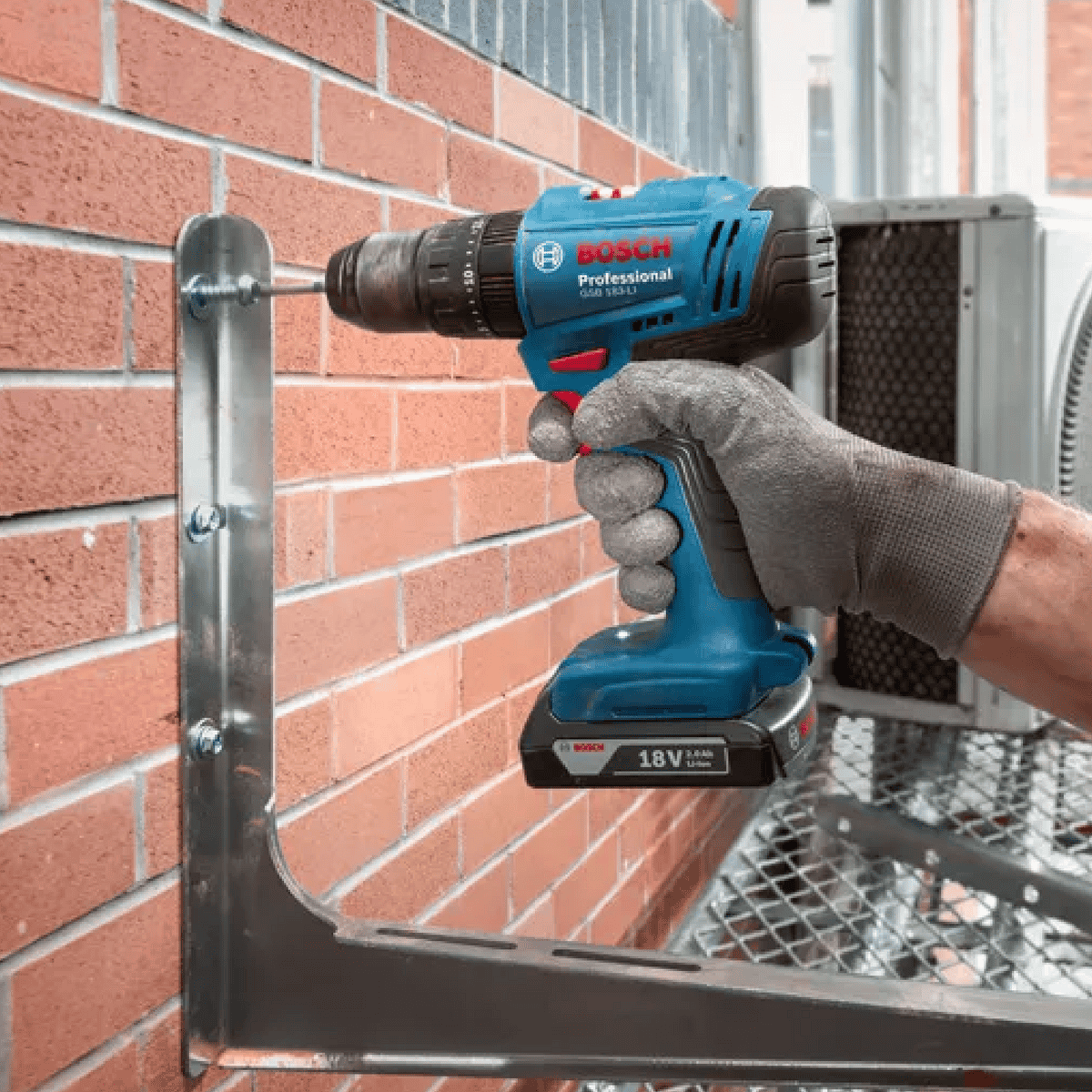 Bosch Taladro Inalambrico Perc. 1/2" 18v Carg 2 Bat Gsb-183-li 06019k91g0