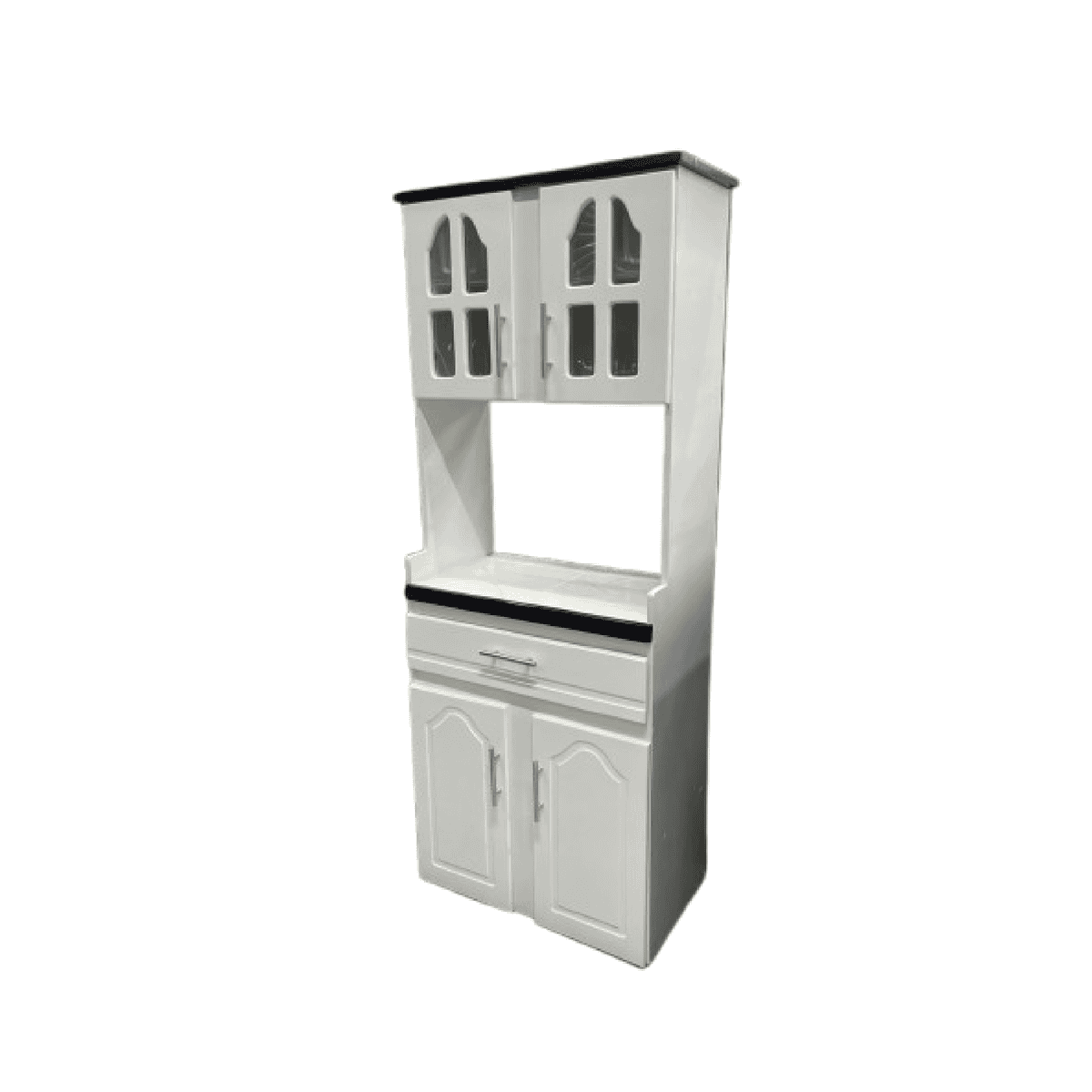 Mueble Melamina Cocina P/microondas Sobre Cerámica 2 Puertas