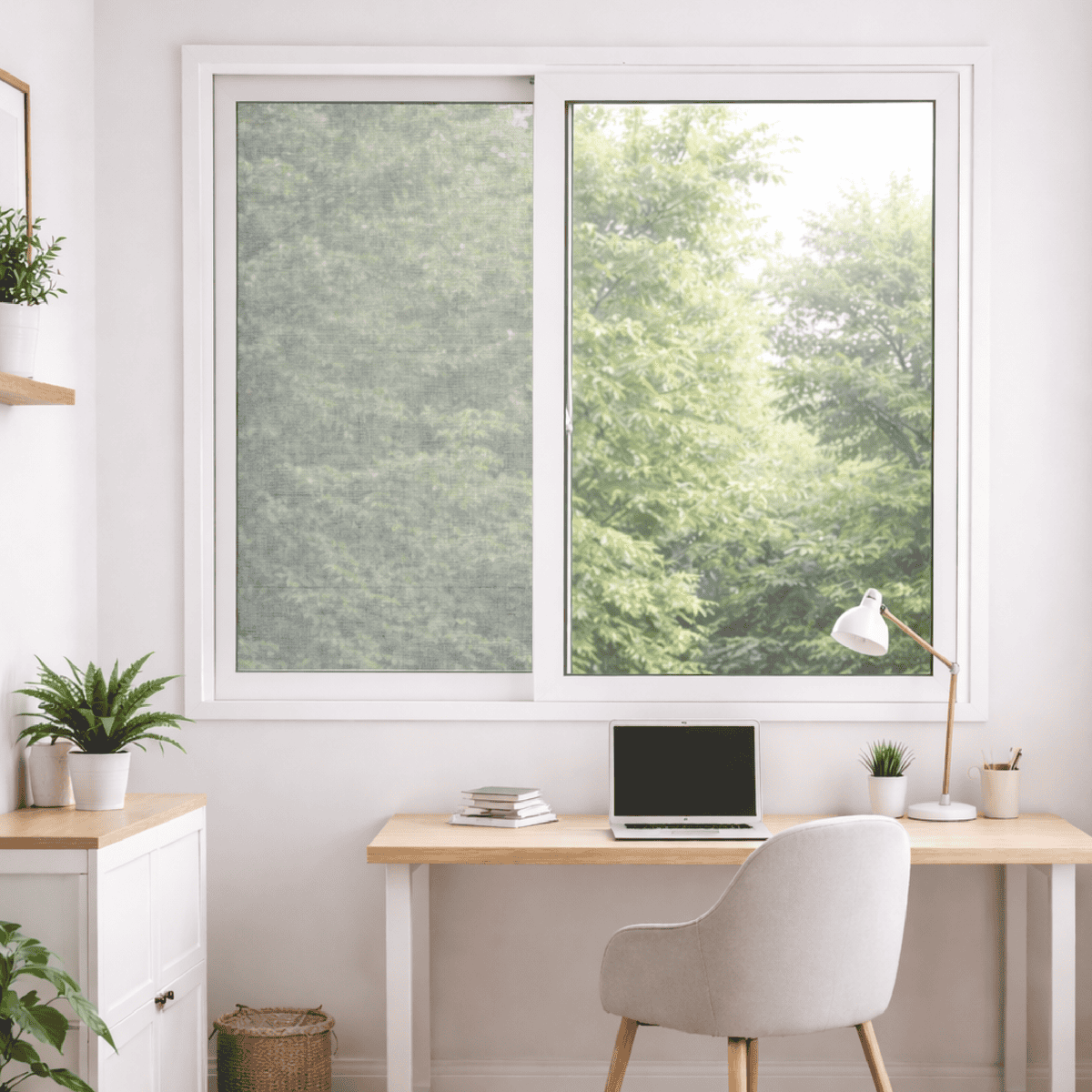 Vento Ventana Sencilla Con Mosquitero S80 1.00mt X 1.00mt X 80mm ( Vu-00010 )