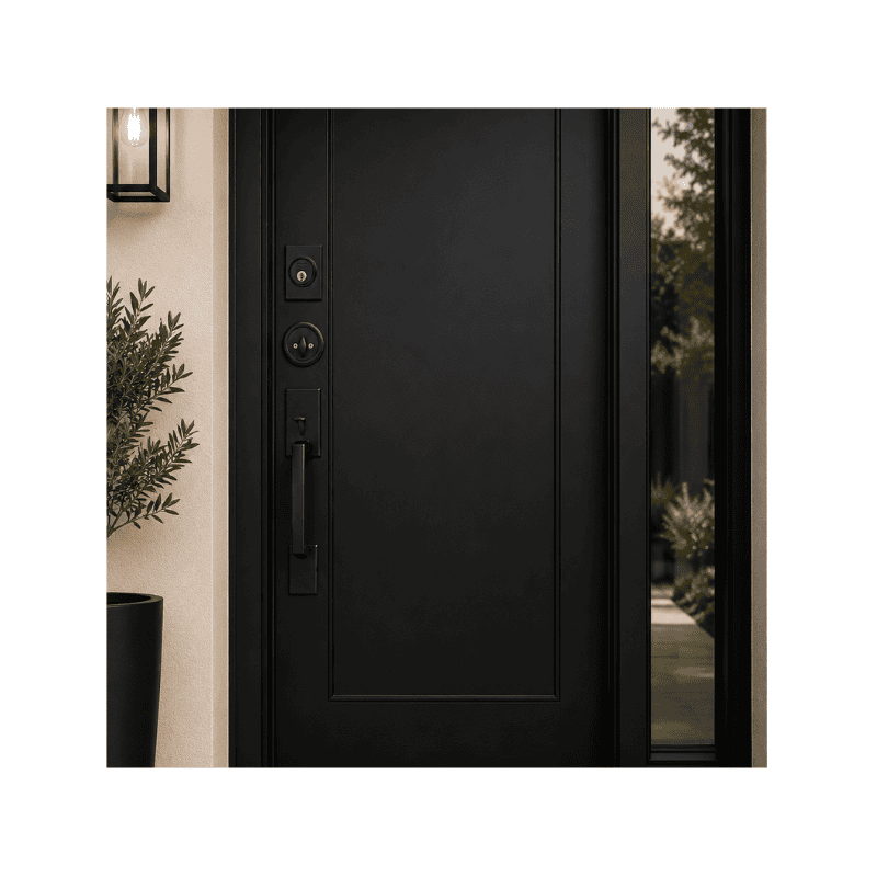 Covo Cerradura Puerta Principal Negra ( CV-7281-10B )