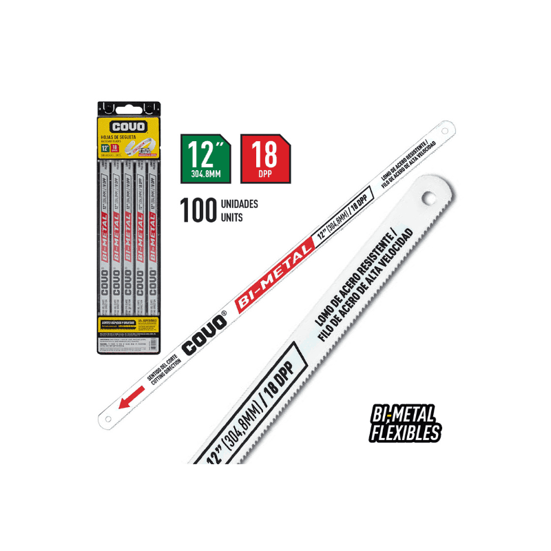 Covo Hoja Segueta 12" ( CV-SB-0118 )