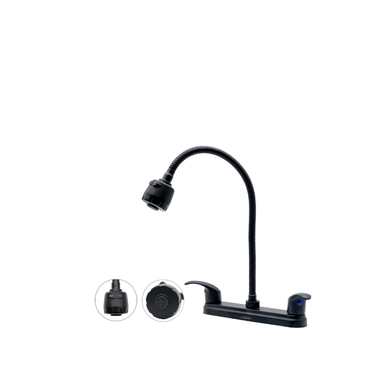 Griven Cachera Fregadero Cuello Flexible Negra ( GV-FXN-BL )