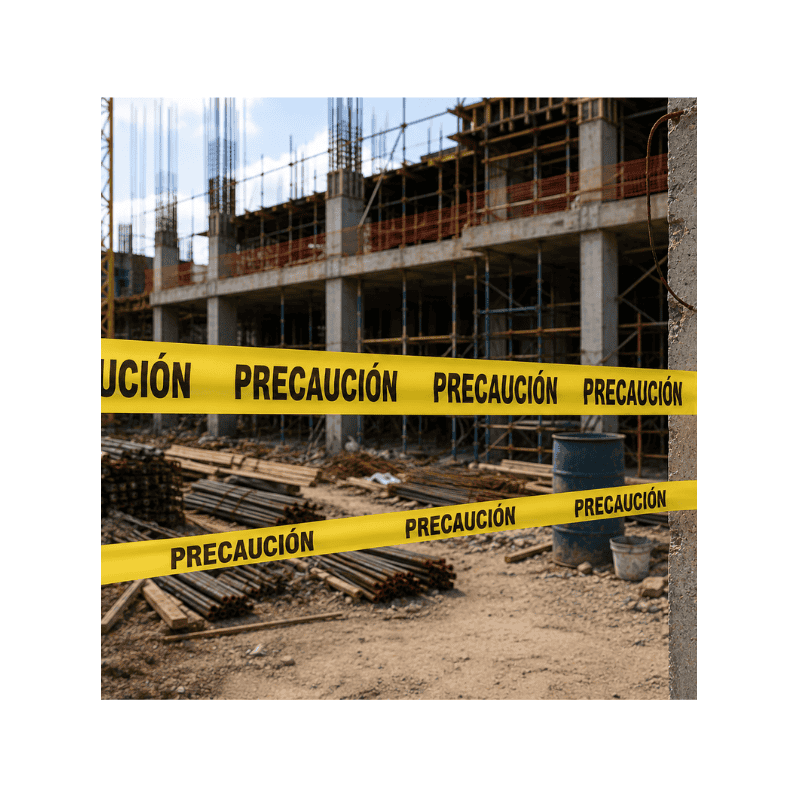 Security Cinta Precaución Amarilla 75mm x 305m ( SC-WT3X305 )