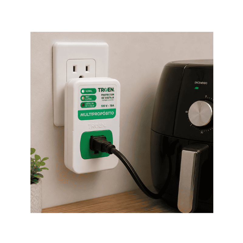 Troen Protector De Voltaje Multiuso 120V TR-VP15-120V