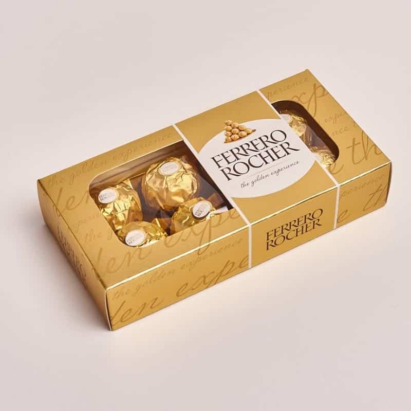 Caixa de Bombons – Ferrero Rocher – 8 Unid.