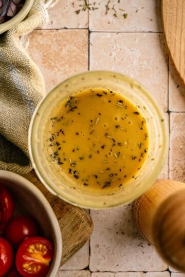 Red wine vinaigrette.