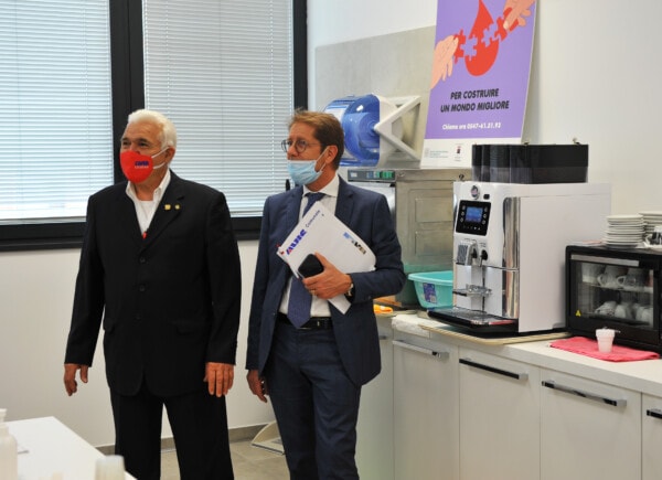 Il presidente Briola con Giancarlo Savini