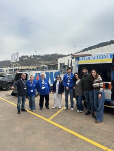 Ambulanza e volontari di Avis alla CNH International