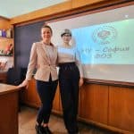 Predstavyane na spetsialnost „Kineziterapia“ pred uchenitsi ot 22. SEU, gl. as. Zheleva i g-zha Albena Petkova