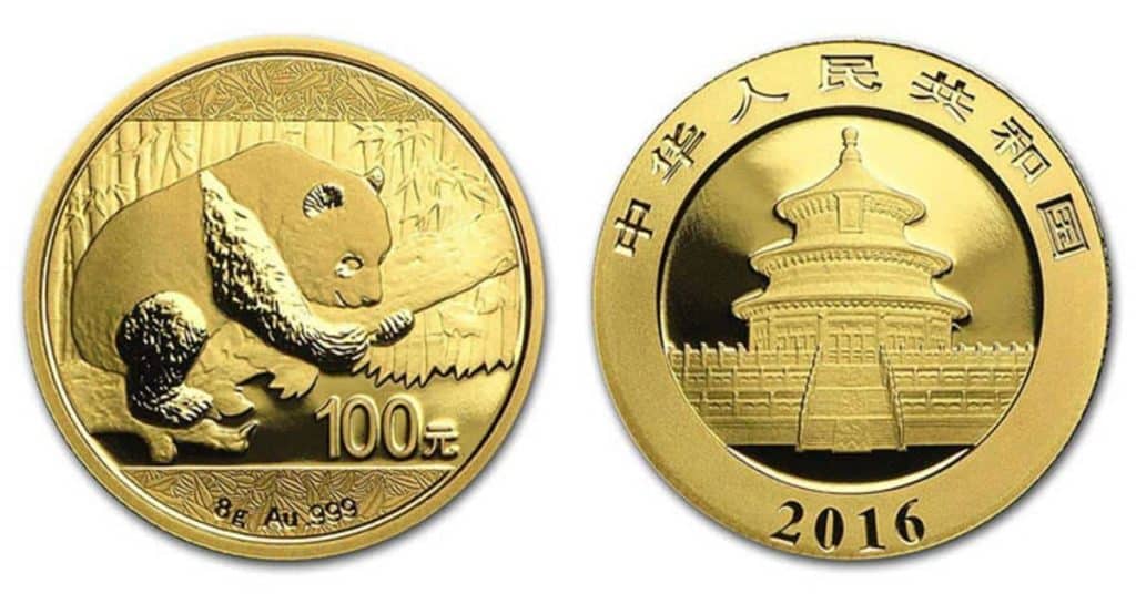 chinese gold panda