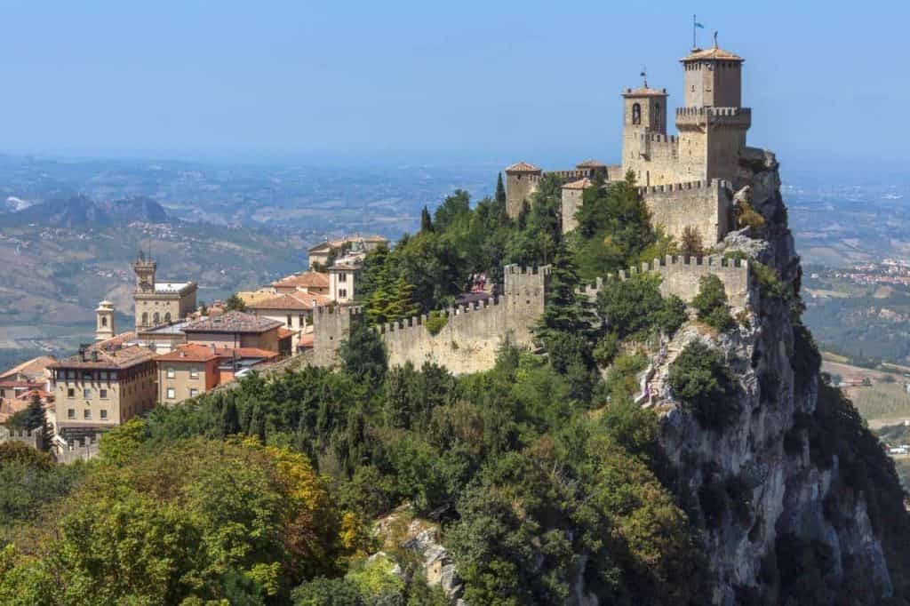 mount titano fortresses