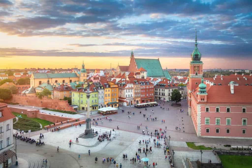 old town in warsaw