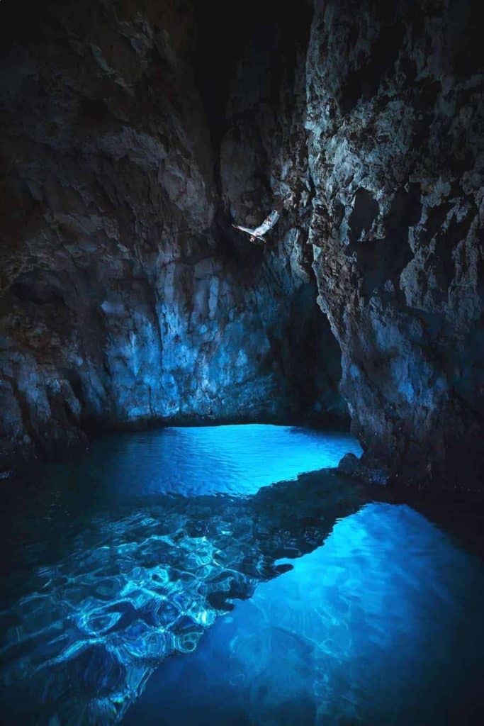 blue cave