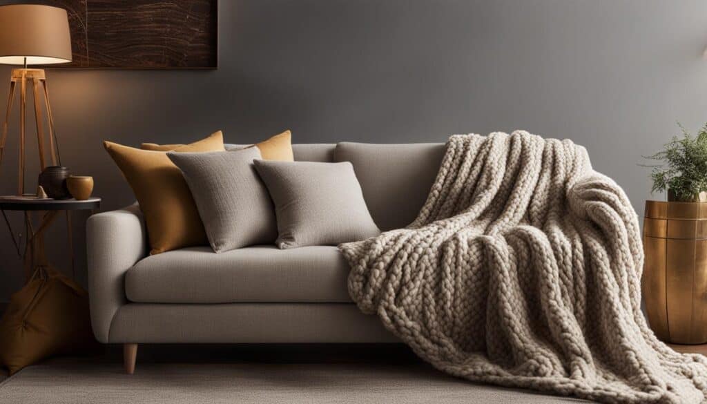 chunky knit blankets