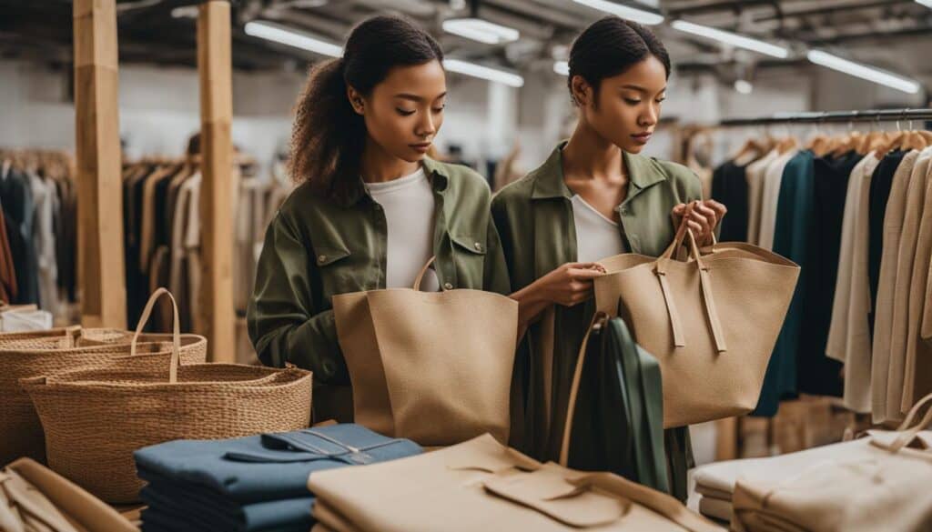 sustainable fashion shopping